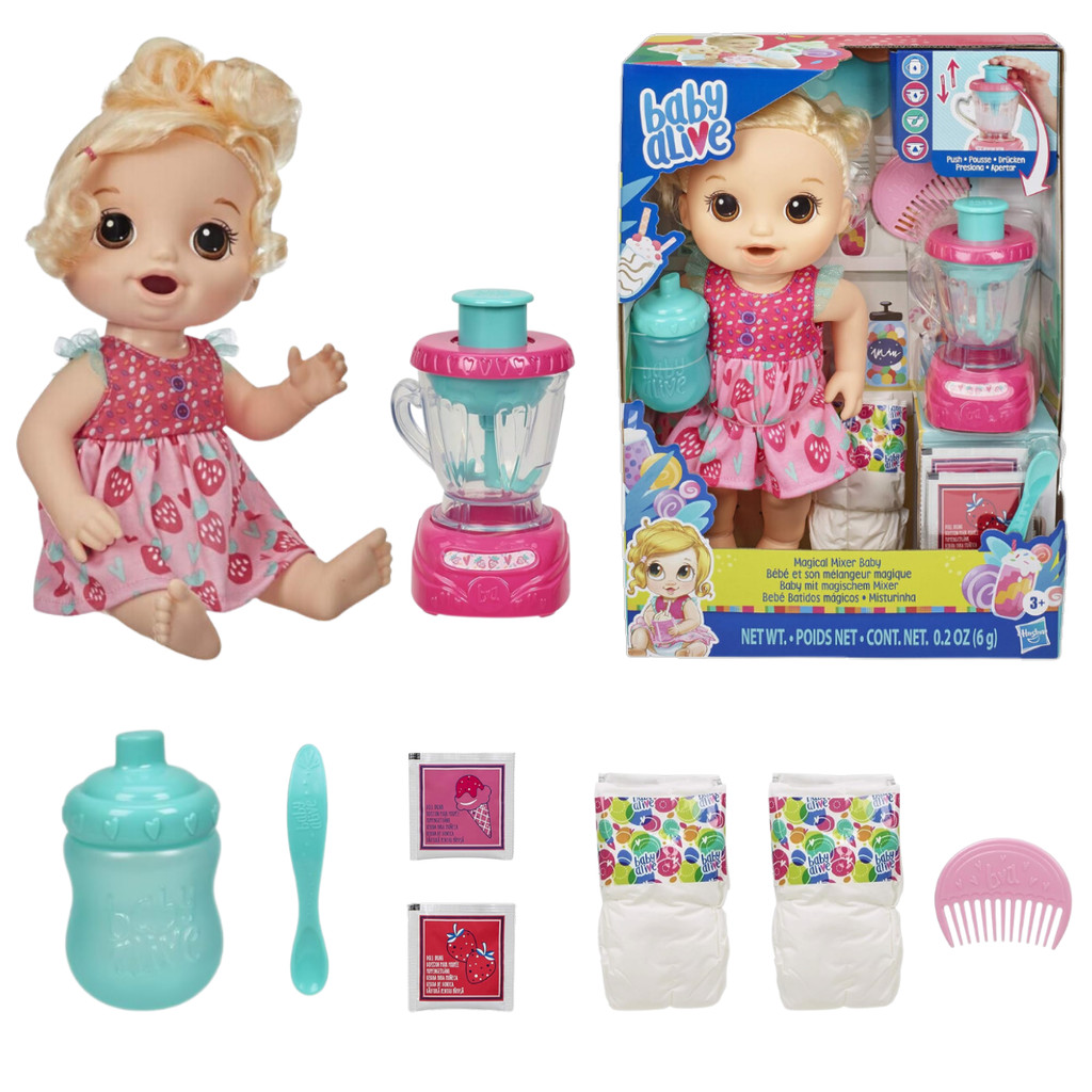 Boneca Baby Alive Misturinha Loira Hasbro E6943 | Shopee Brasil