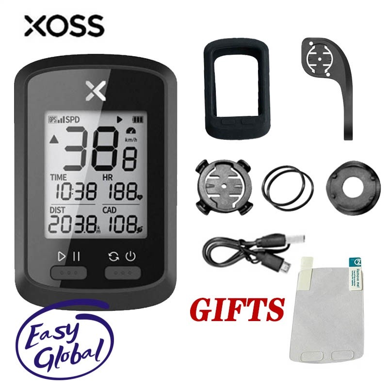 XOSS G + Computador De Bicicleta GPS Velocímetro Sem Fio Bluetooth ANT + Odômetro À Prova D'água