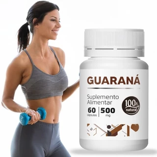 Guaraná  Energia 500mg 60 Cápsulas Envio Imediato em Oferta na Shopee