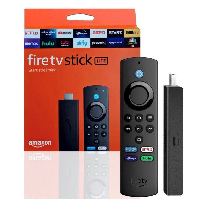 Fire Tv Stick Lite 2ª Geração Amazon Controle Remoto Por Voz Com Alexa ...
