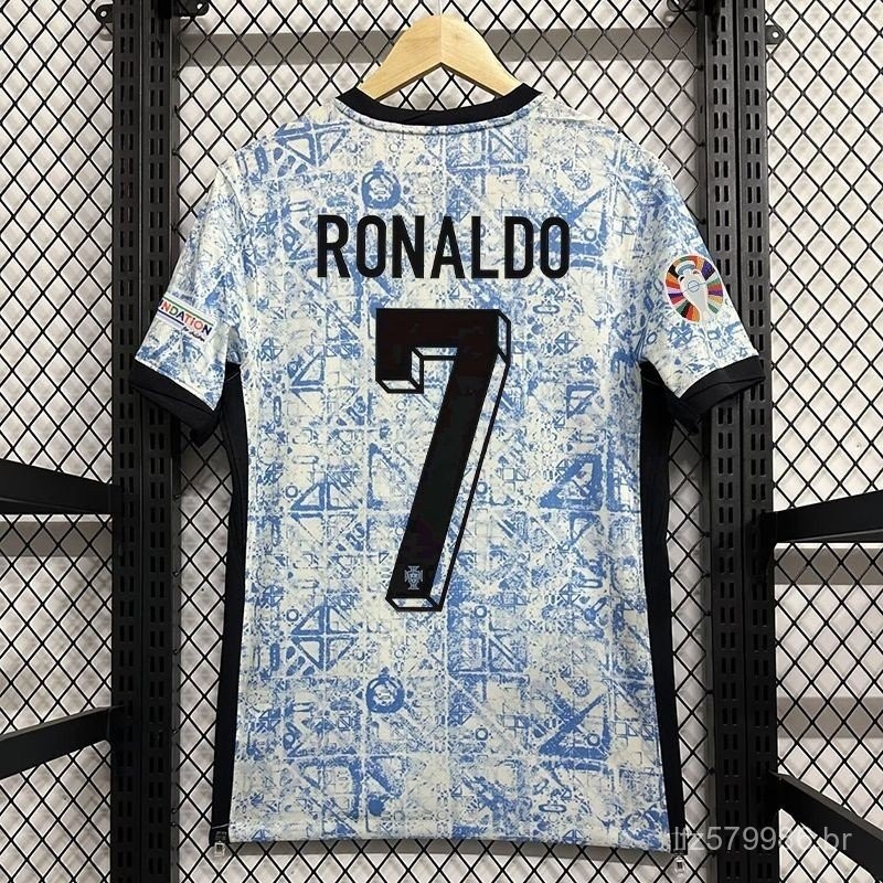 Seleção Nacional 2024 Away Futebol Jersey Shirt Custom Print Number