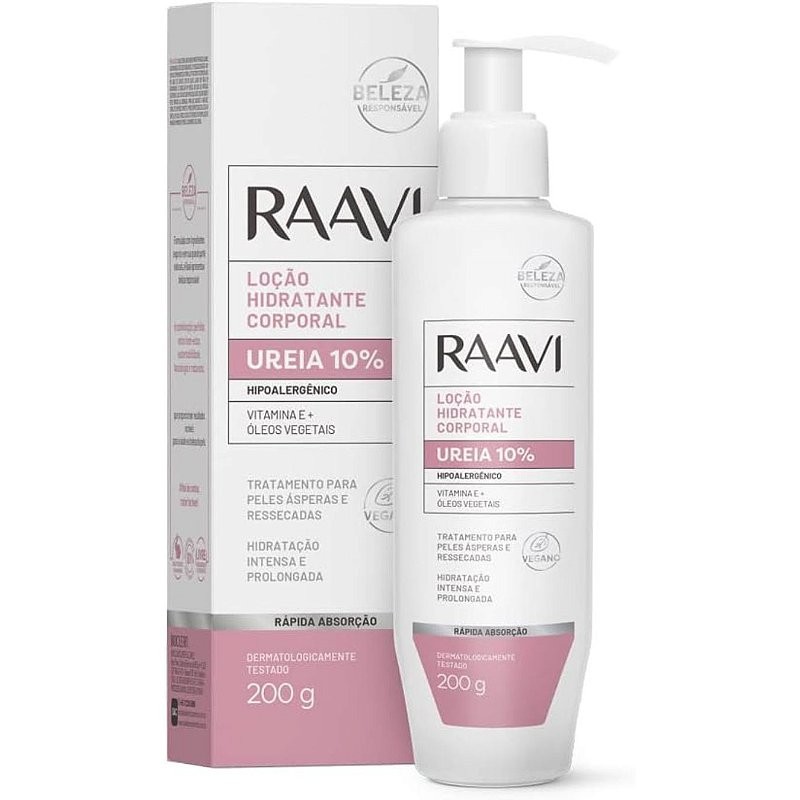 Imagem do produto Loção Hidratante Uréia 10% RAAVI 200g