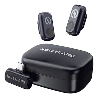 Microfone de Lapela sem fio Hollyland Lark A1 Versão Duo USB Tipo-C Original Lacrado