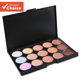 POPFEEL 15 Paleta De Creme Corretivo De Cores, Misturador À Prova De Manchas, Cobertura Total em Oferta na Shopee