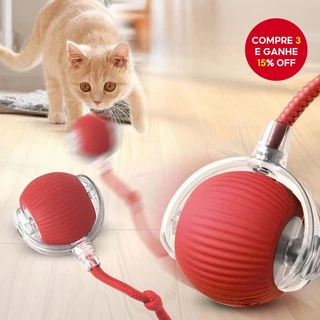 Bola Interativa Automática Para Gatos KittyFrolic , Brinquedo De Treinamento Elétrico Com Recurso De Rolo Inteligente , 