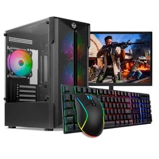 PC Gamer Completo, Intel Core i5, GT 610 2GB, 16GB DE RAM, SSD 240GB, Monitor 21 + Adaptador WI-FI em Oferta na Shopee