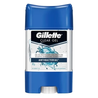Desodorante Gillette Clear Gel Antibacterial 82g em Oferta na Shopee