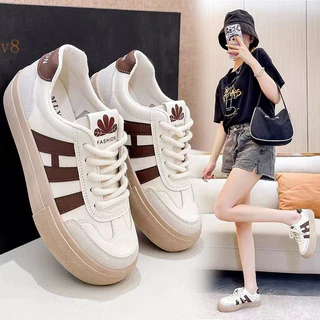Sapatos de lazer das mulheres são antiderrapantes solo grosso esportes respirável e versátil QQ0I