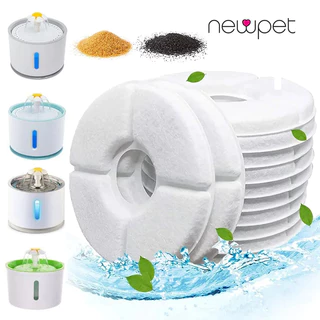 4 Peças Substituto Filtro De Carbono Ativado Para Gatos Filtros De Substituição De Fonte De Água Acessórios Distribuidor Automático De Animais De Estimação