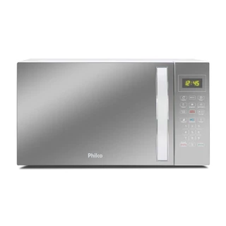 Micro-ondas 25L Philco Espelhado Limpa Fácil 1100W PMO28E 220V