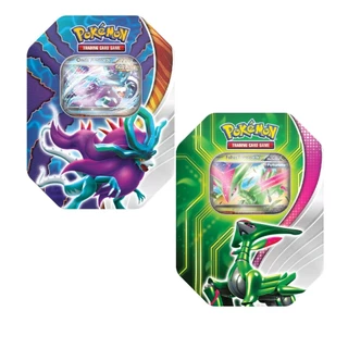 LATA POKÉMON ONDA ANDO OU FOLHAS FÉRREAS EX BATALHA PARADOXAL COPAG ORGINAL 4 BOOSTERS 25 CARTAS TCG