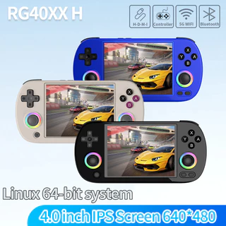 ANBERNIC RG40XX H Console De Jogo Portátil 4.0 Polegadas Suporte De Joystick De Tela IPS 5g WiFi Bluetooth RGB Iluminação Retro Vídeo Game
