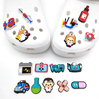 21pcs/set Cartoon Shoe Charms For croc Garden Shoes Accessories Women Kid