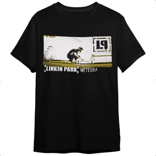 Camiseta Linkin Park Meteora Preta Banda De Rock Masculina E Feminina (Unissex) 100% Algodão Tamanho Plus G1 G2 G3 Camisa Blusa Infantil Adulto