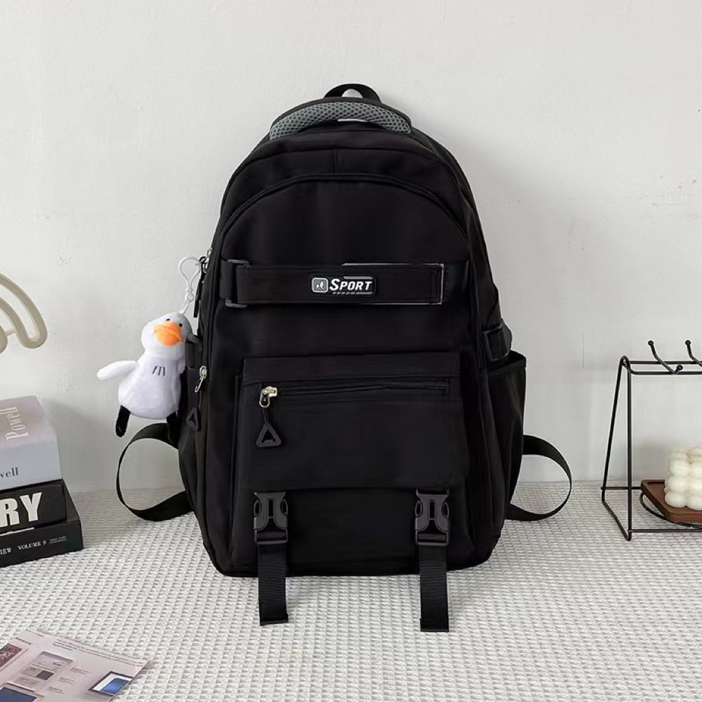 Mochila Feminina Escolar Passeio Coreano Grande Capacidade Sem Chaveiro Impermeável