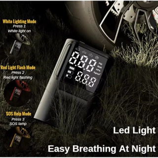 Carro Pneu Inflator Bomba De Ar Elétrica Mini Portátil Sem Fio Compressor Para Motocicleta Bicicleta em Oferta na Shopee
