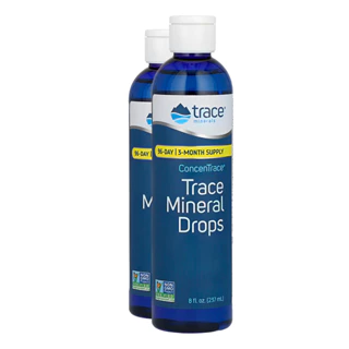 Kit 2x Trace Minerals Gotas ConcenTrace Trace Mineral Drops 237ml/Made in Usa