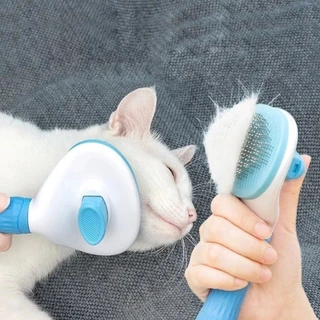 Escova Removedora Tira Pelos Pet Cães e Gatos Rasqueadeira