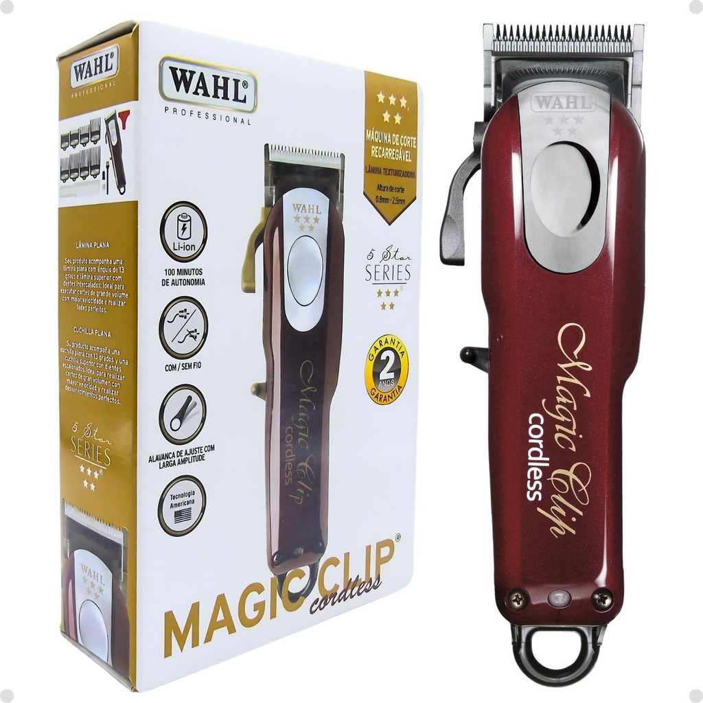 Imagem do produto Máquina De Corte Wahl 5 Star Series Magic Clip Cordless Bivolt