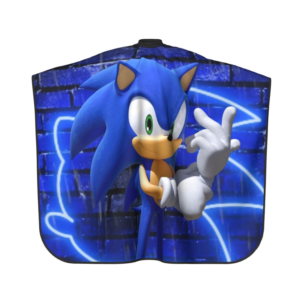 Sonic Barber Cape Professional Salon Hair Cutting Fechamento Ajustável ...