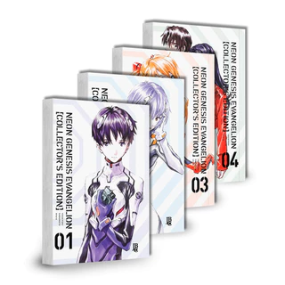 Mangás - Neon Genesis Evangelion Collector's Edition - Kit com as edições 1 a 4