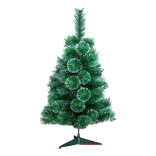 Árvore De Natal Pinheiro Verde Com Neve 90cm