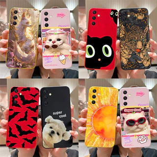 Para Samsung Galaxy A25 A35 A55 5G Caixa Nova 2024 Cartoons Bonitos Capa Protetora De Silicone Macia SamsungA25 A 35 55