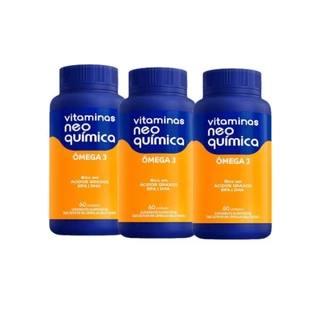 Kit 3x Ômega 3 60 Cápsulas - Neo Quimica
