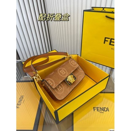 Fendi Bolsa Feminina Oblíqua Cruz Mochila De Ombro Novo Estilo ...