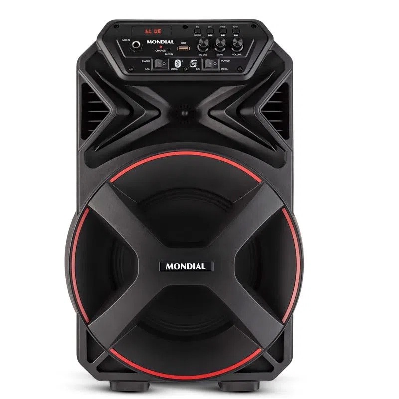 Caixa de Som Bluetooth Amplificada,Portátil,Mondial,250W RMS,Connect ...