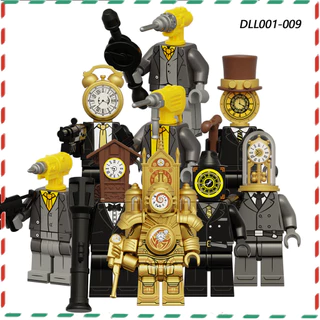 Presente Das Crianças Skibidi Toalete Titã Relógio De Parede Despertador Homem Montagem Blocos De Construção Brinquedo