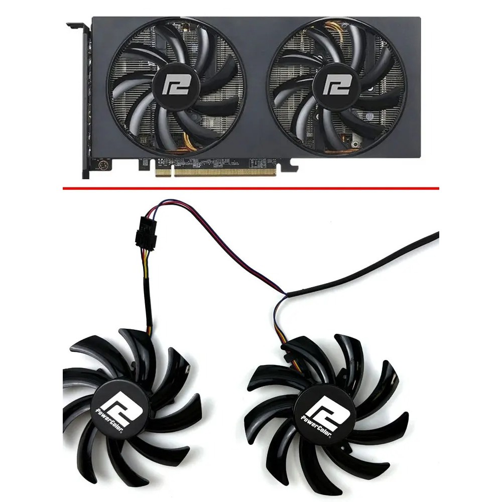 Ventilador Repuesto Compatible RX 5700 XT 6600 6700 XT - Tarjeta Gráfica VersiGraphics