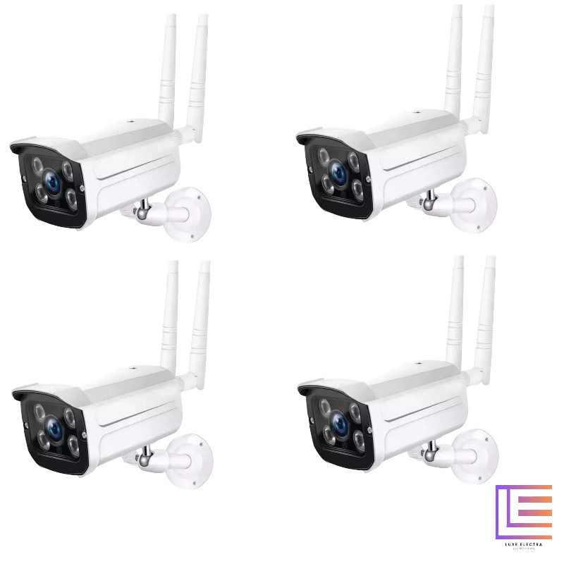 KIT_Câmera Ip Segurança Externa K1 WI-FI Visão Noturna Detecção de Movimento Resistente Água V380 Pro