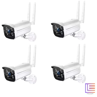 KIT_Câmera Ip Segurança Externa K1 WI-FI Visão Noturna Detecção de Movimento Resistente Água V380 Pro