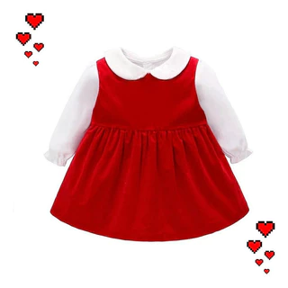 Vestido básico bebê algodão