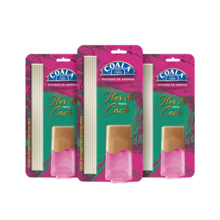 Kit 3 Difusores Coala - Flor de Cacto em Oferta na Shopee
