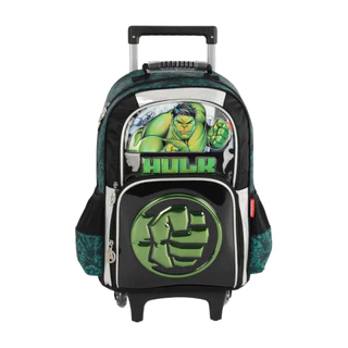 Mochila de Rodinhas Hulk Verde IC41662A Luxcel - UN