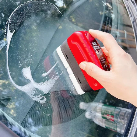 Limpador De Vidro Esponja Automotiva Escova De Limpeza Para Brisa Óleo Filme Agente De Polimento Anti Mancha