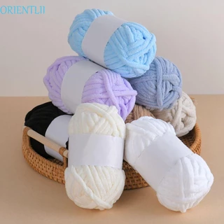 Fio De Lã Grossa ORIENTLII , Colorido Anti-Pilling Para Tira De Gelo , Lenço De Crochê DIY