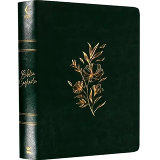 Bíblia Sagrada Mulheres | Viviane Martinello | NVT | Espaço para Anotações | Capa Luxo Verde Musgo Floral em Oferta na Shopee