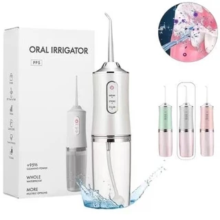 Irrigador Oral Jato D'água Limpeza Profunda Higiene Bucal e Dental Recarregável