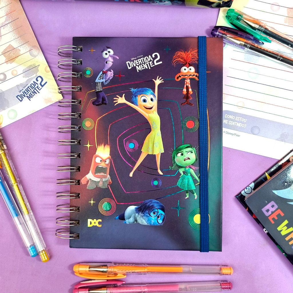 CADERNO SMART TAMANHO MINI DIVERTIDA MENTE COM 80 FOLHAS DECORADAS|DAC ...