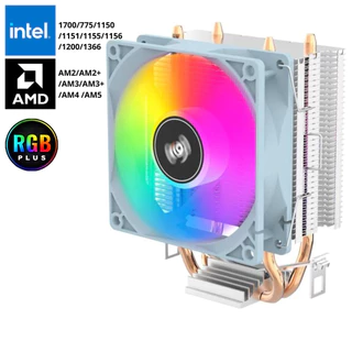 Air Cooler LED RGB AIGO ICE200PRO para Computador Processador Intel/AMD | PC Ventoinha CPU Colorido