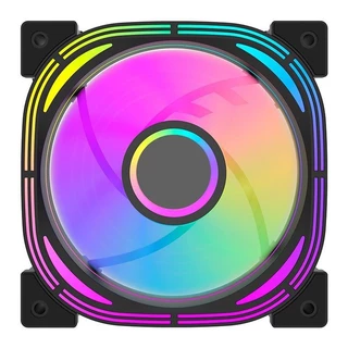 Ventoinha Aigo Darkflash Infinity 24 Pro, ARGB, 120mm, Preto, INF24PROBK
