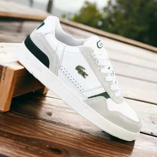 Tênis Lacoste T-Clip Casual Branco Importado Luxo