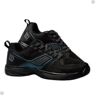 Tenis Wilson Ace 3.0 Preto com detalhe azul (saibro) Tam- 38