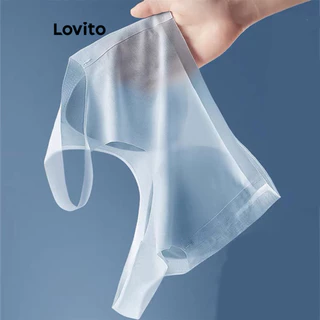 Lovito Bralette básico liso casual para mulheres LNL61195