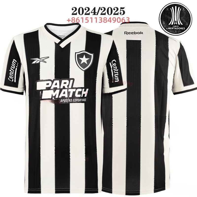 Botafogo 2024 camisa dos homens Home Hoodie 1:1 patrocínio personalizado