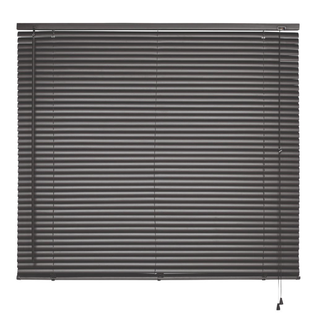 Persiana Horizontal Cortina Escritório PVC 100X130cm Atlas Primafer Preto