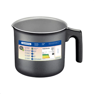 FERVEDOR CANECO LEITEIRA TRAMONTINA 12CM 1,1L CHUMBO ALUMINIO COM REVESTIMENTO ANTIADERENTE